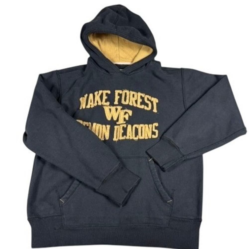 Pressbox Hoodie Mens M Wake Forest Demon Deacons Black Pullover Sweatshirt 1834